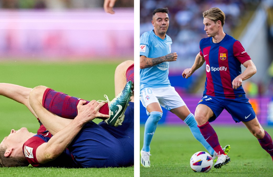 frenkie de jong blessure